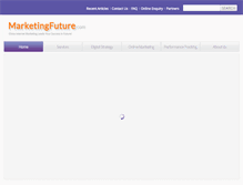 Tablet Screenshot of marketingfuture.com